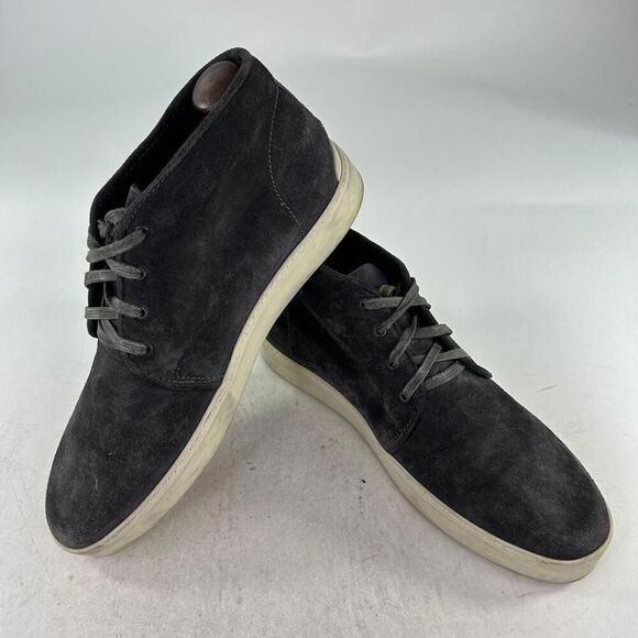 Rag & Bone Men's Kent Suede Desert Boots US 11 Dark Gray Chukka Boot Sneakers - Picture 5 of 12